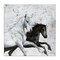Stupell Industries Wild Horses Racing Abstraction Canvas Wall Art